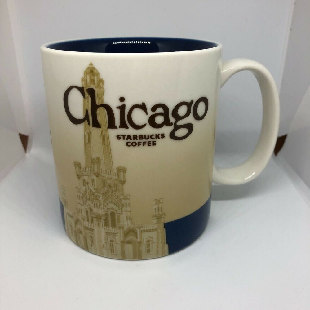 Starbucks Chicago Collector Coffee Mug Global City Icon Series 16 oz 2011